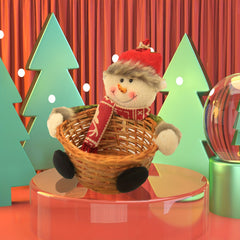 Christmas Snowman Fruit Basket Party Supplies