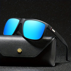 Men's Vintage Square Polarized Sunglasses UV400