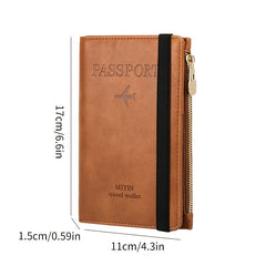 Travel RFID Passport Wallet for Men