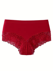 3 Pack Plus Size Lace High Stretch Soft Underwear Set