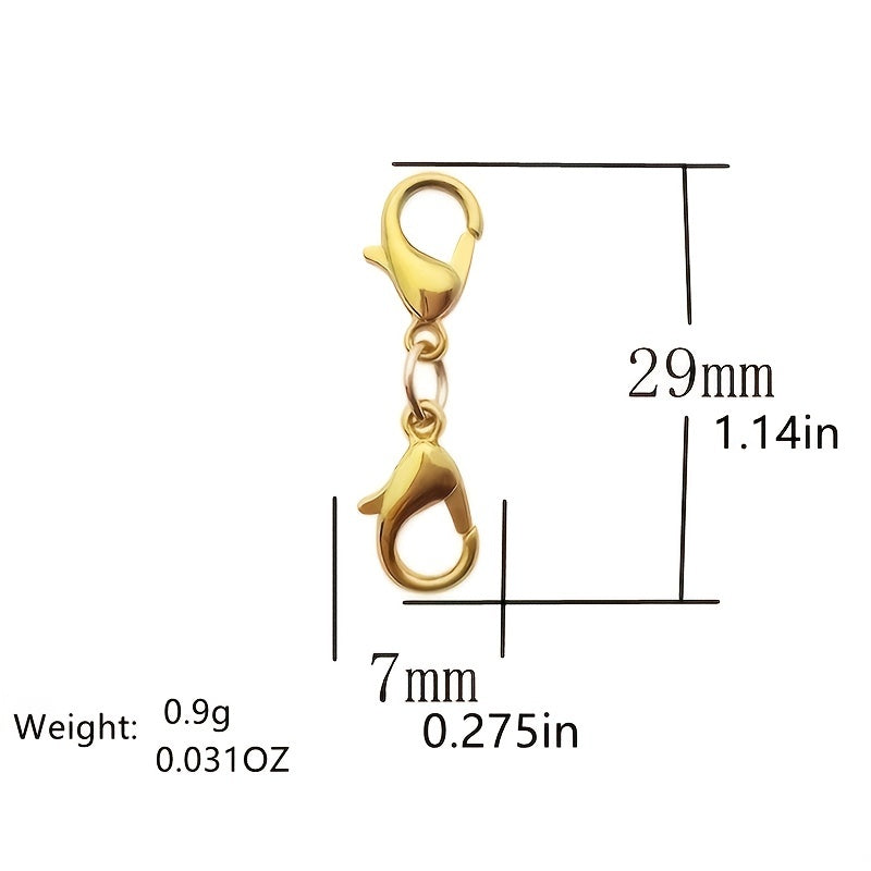 4pcs Double Headed Lobster Clasps DIY Jewelry Accessories