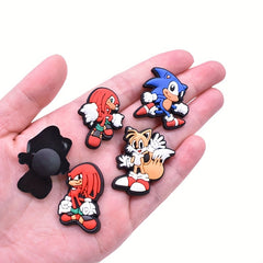 27pcs Anime Characters Shoe Charms for Clogs Jibts Bubble Slides Sandals