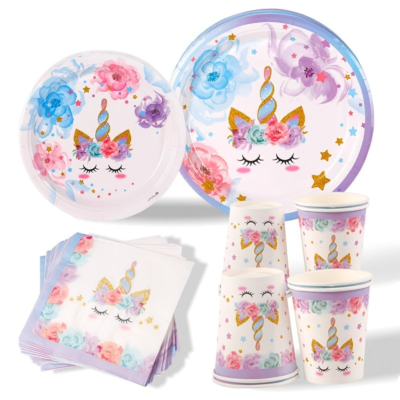 Magical Unicorn Plates for Parties & Gatherings