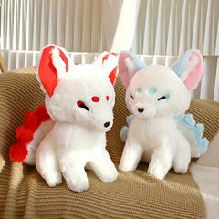 Realistic Sitting Fox Stuffed Animal Toy Doll Decoration Gift