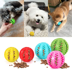 Dog Leaking Food Toy Rubber Chew Toys Interactive Molar Toy
