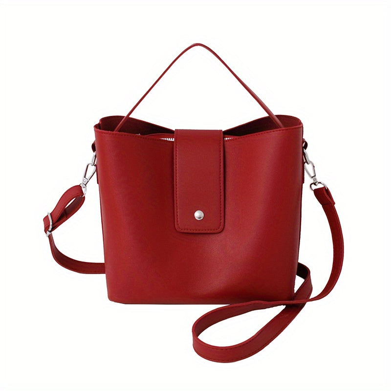 Minimalist Shoulder Bag with Purse for Work