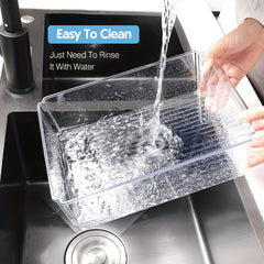 3pcs Refrigerator Storage Box Transparent Food Fresh-keeping Kitchen Accessories