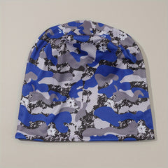 Summer Ice Silk Breathable Mesh Stacking Hat Mens Camouflage Thin Turban Hat