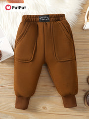 Baby's Casual Pants with Pockets Kid's Trousers Leggings