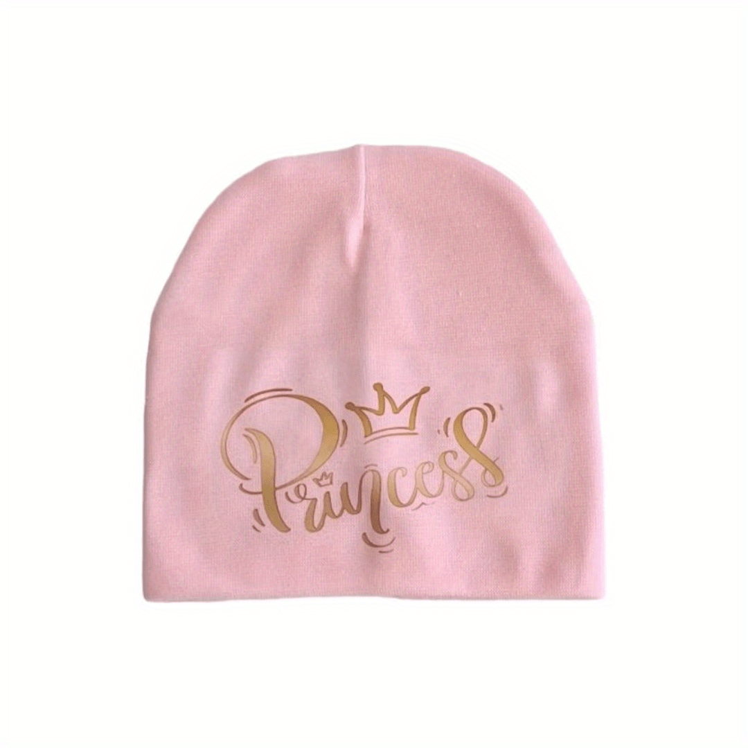 Princess Beanie Cap for Baby Girls Soft & Breathable Hat