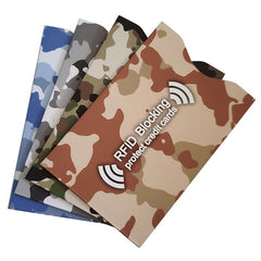 5 Copper Coated Tin Foil Card Sleeve RFID Shield Anti theft Blocker Protect