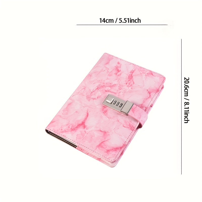 Creative Password Book with Lock for Students, Prize Notebook