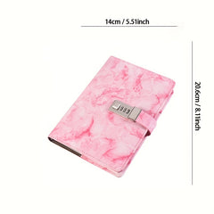 Creative Password Book with Lock for Students, Prize Notebook