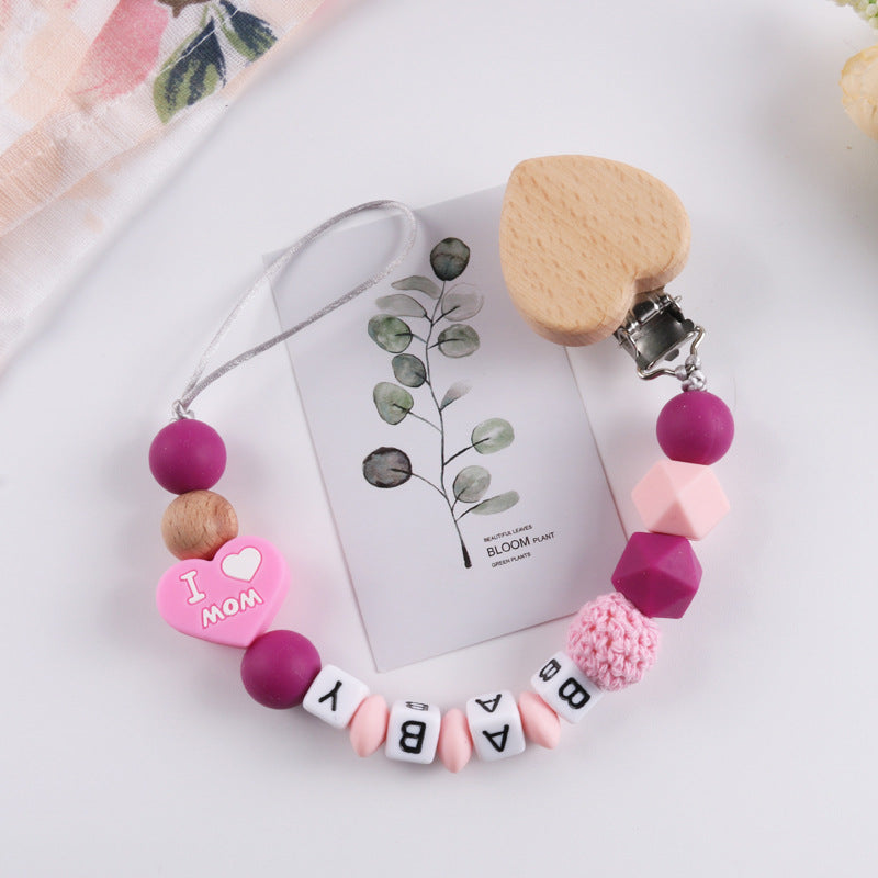 Baby Silicone Daisy Pacifier Chain Anti-drop Chain