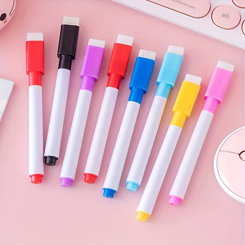 8pcs Erasable Washable Core Advertising Pen Set
