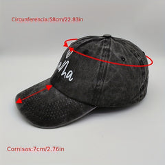 Vintage Baseball Cap Print Hat For Men Women