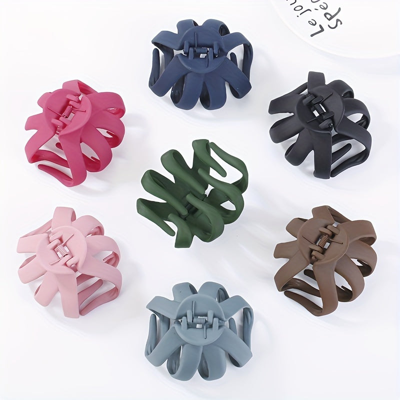 Mini Matte Shark Claw Hair Clip for Women