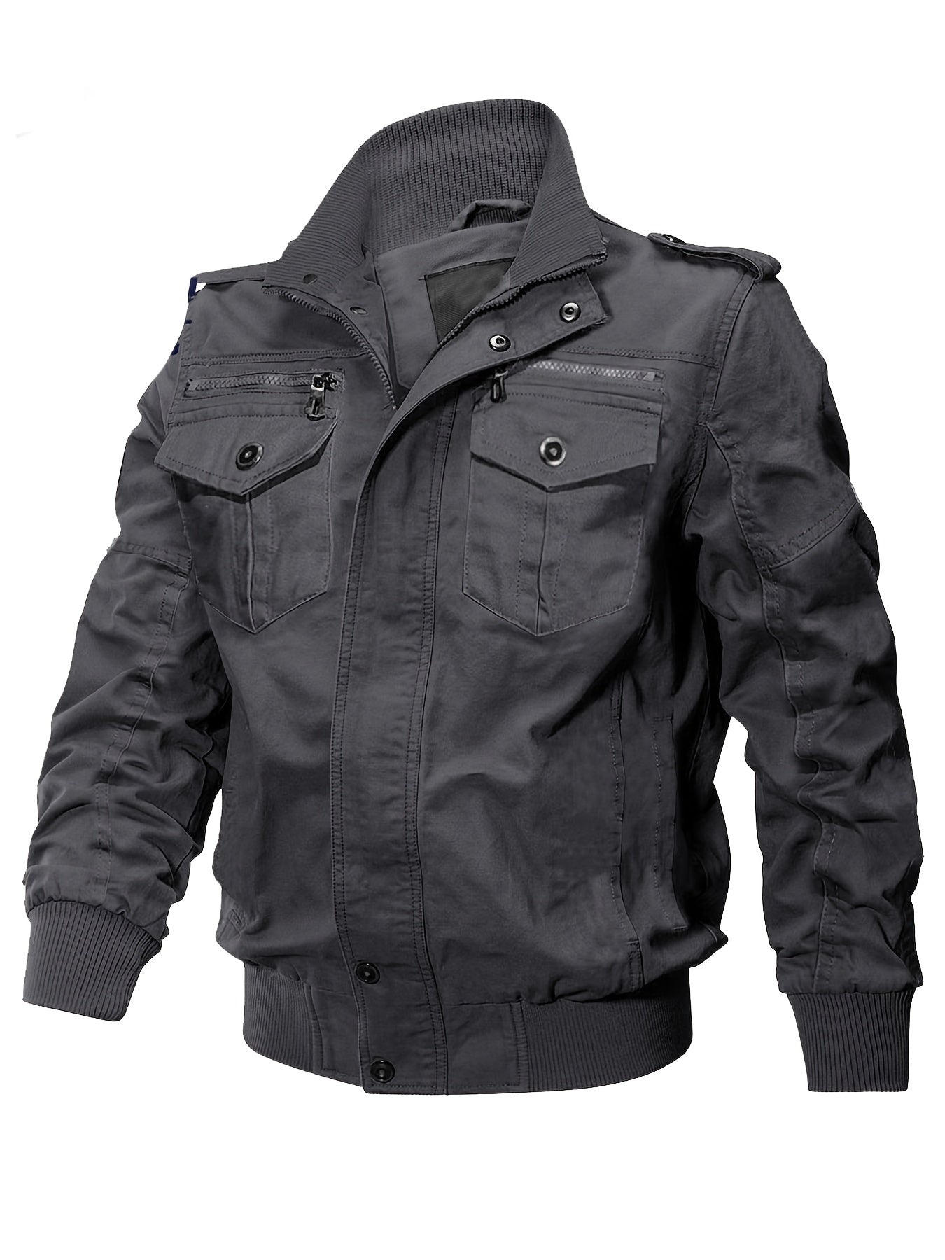 Men's Casual Winter Cotton Military Jackets Outdoor Coat Windproof