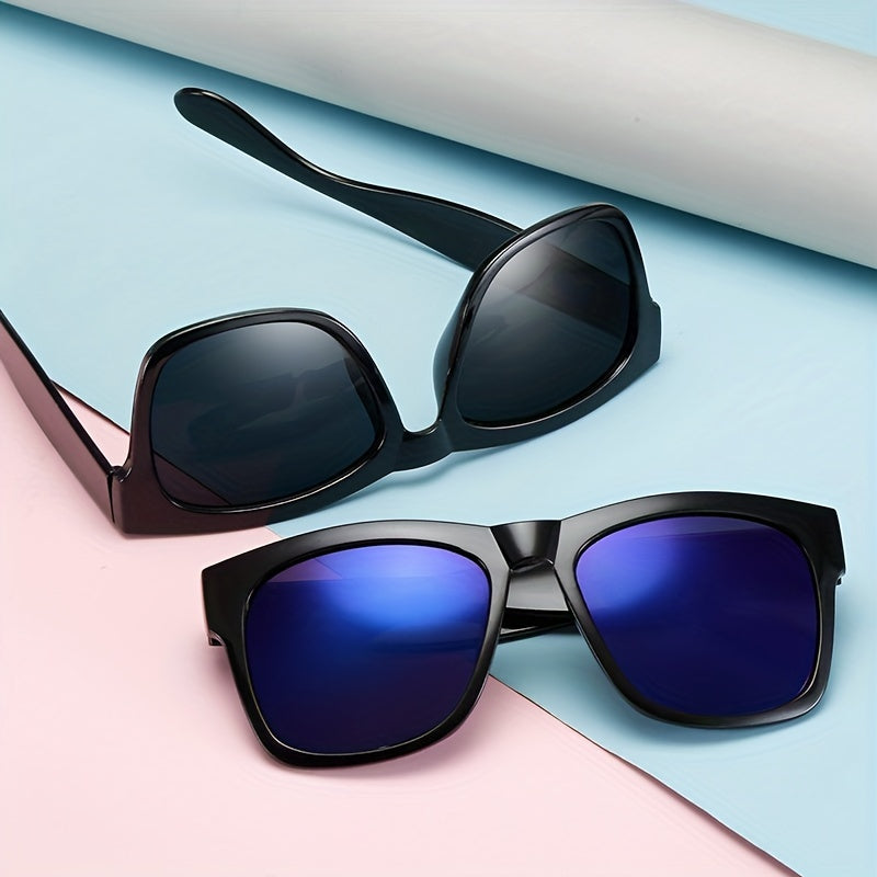Square Sunglasses For Women Men Casual Anti Glare UV400