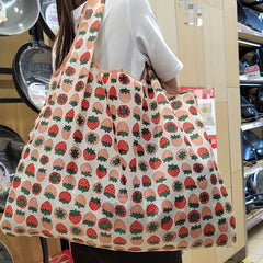 Large Cartoon Foldable Portable Shopping Bag Large Capacity