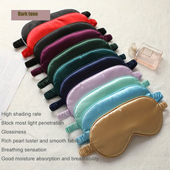 Double Sided Soft Sleep Eye Mask Solid Blackout Blindfold
