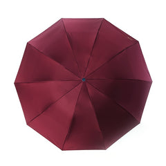 High Ten Bone Reinforced Glue Umbrella Sunshade All Weather Sunscreen