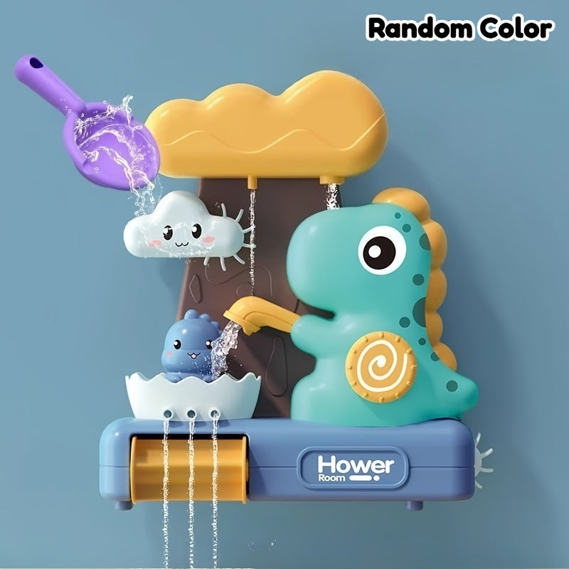 Dino Bath Toy Interactive Cartoon Suction Cup Shower Toy
