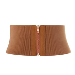 Womens Wide Elastic Waist Belt Cinch Belt Stretch Waistband