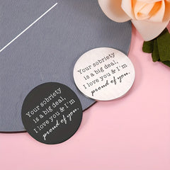 Sobriety Big Deal Token Stickers