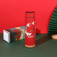 500ml Stainless Steel Vacuum Water Cup Chinese Style Insulated Bottle