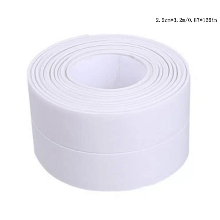 Bathroom Shower Sink Sealing Strip Tape Self Adhesive Waterproof Wall Sticker