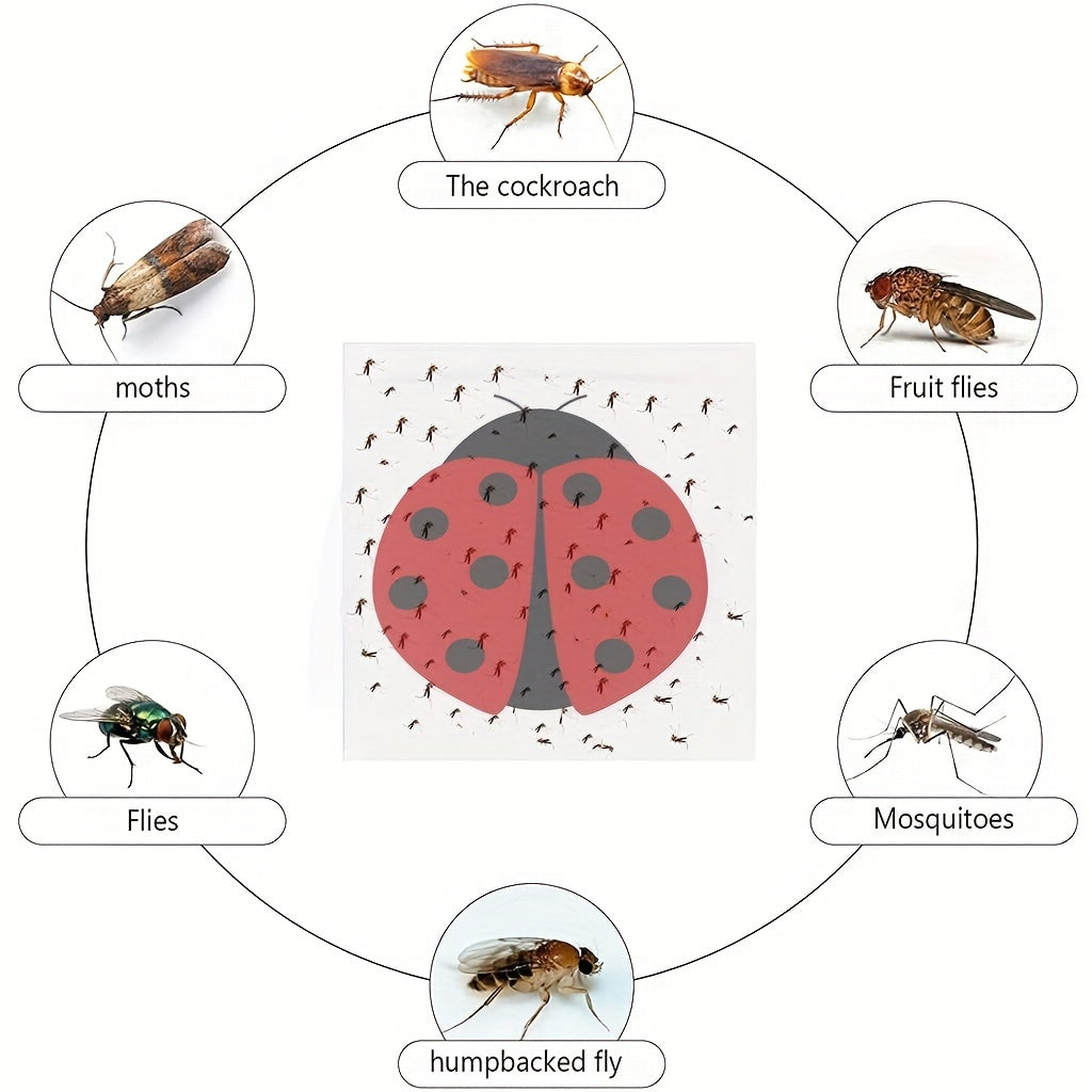 Ladybug Fly Catcher Window Stickers  30pcs