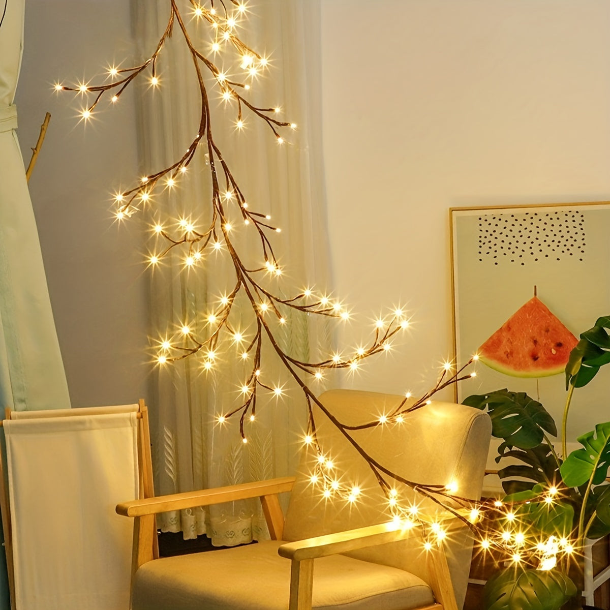 DIY Vine Lights USB Plug Branch Lights 96 LEDs Tree Lights