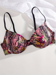 Contrast Push Up Bra Women's Lingerie & Underwear