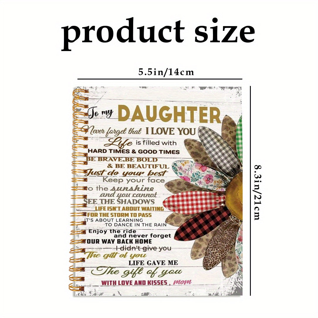 Inspirational Daughter Notebook Motivational Quotes 50 Pages