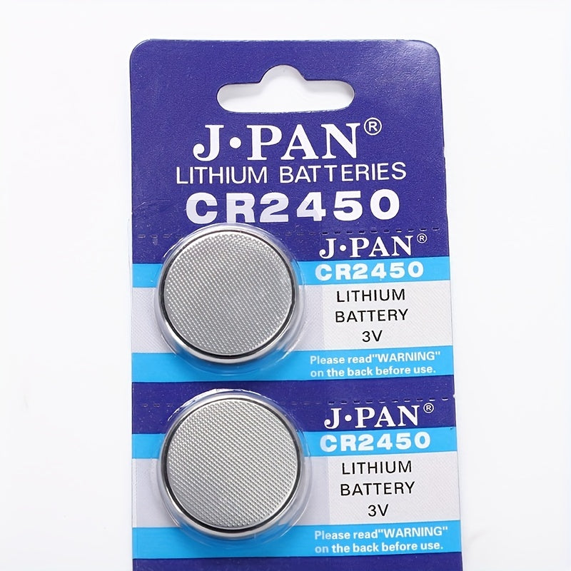 5pcs CR2450 3V Lithium Coin Cell Batteries