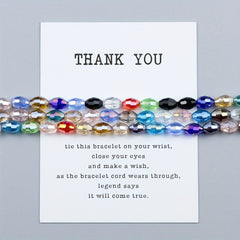 50pcs 6x8mm Colorful Glass Crystal Beads DIY Jewelry Accessories