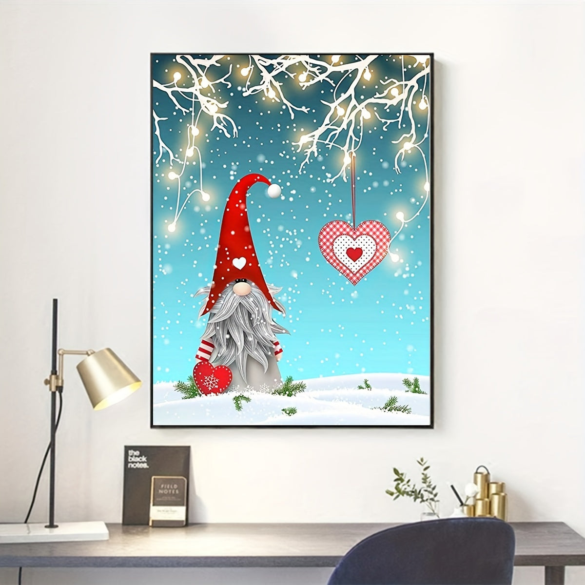 Gnome Man Canvas Painting Poster for Home Wall Decoration Art