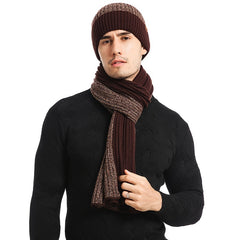 Men's Winter Hat Scarf & Touch Gloves Set