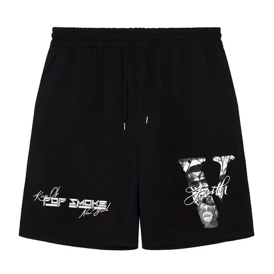 Men's Casual V Pockets Pleated Shorts for Summer