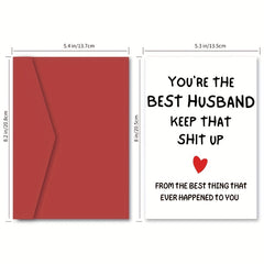 Unique Birthday Card for Your Husband - Surprise Him on His Special Day