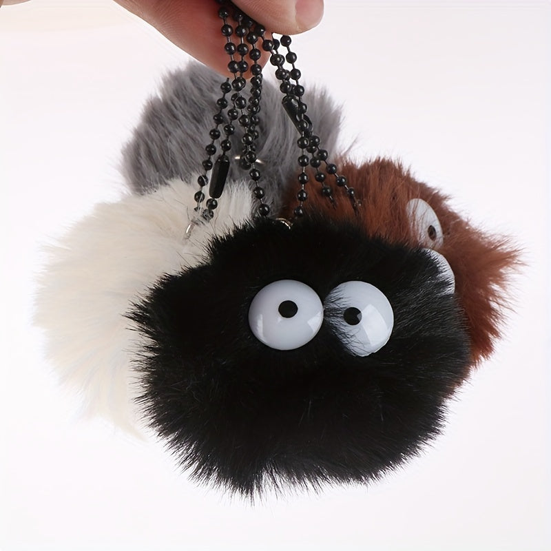 Cute Small Ball Plush Keyring Bag Pendant Ornament
