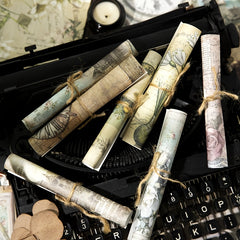 30 Pcs Vintage Scrapbook Paper Set for DIY Planners Diaries Albums
