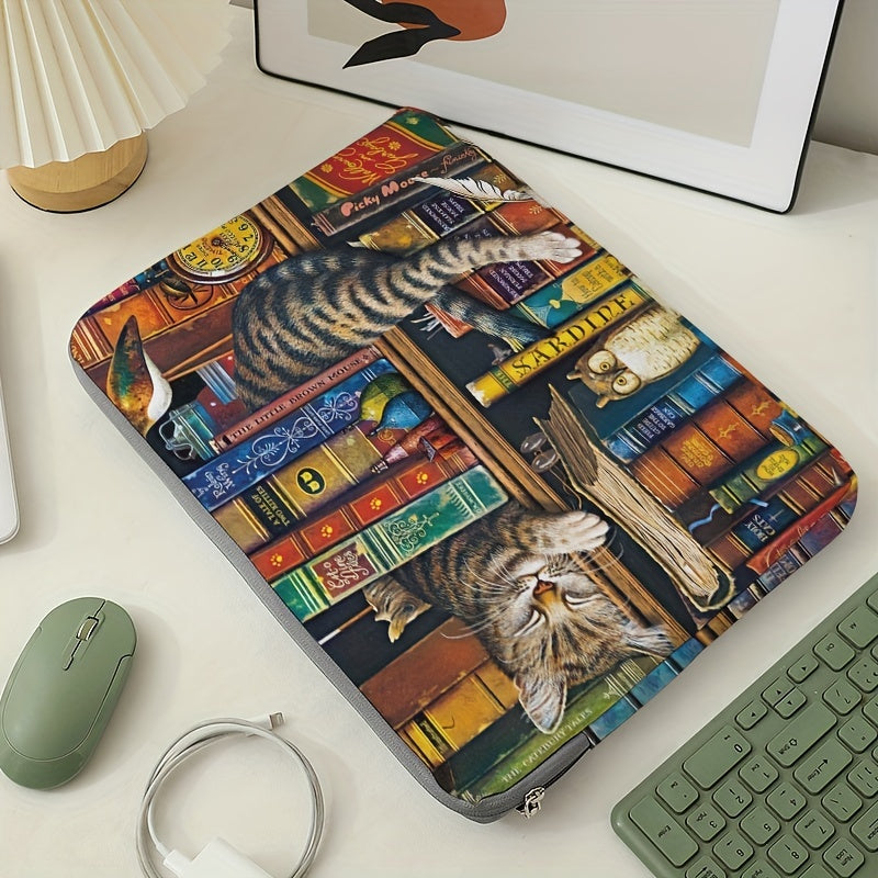 Soft Laptop Sleeve Case Bag Cover Tablet Bookcase Leather