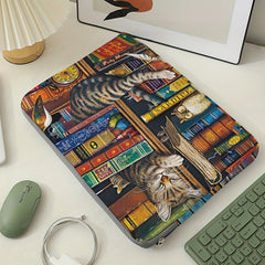 Soft Laptop Sleeve Case Bag Cover Tablet Bookcase Leather