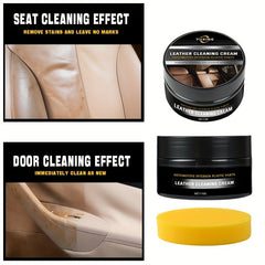 110g Car Leather Refurbishment Paste - Clean, Brighten & Protect