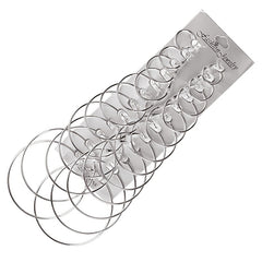 Hoop Earrings 12 Pairs Set Exaggerate Accessories For Women Girls Gift