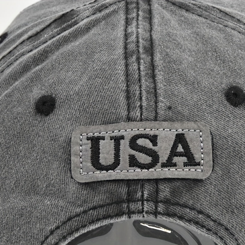 US Flag Pattern Baseball Cap for Men