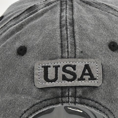 Vintage Baseball Cap American Flag Trucker Hip Hop Sun Hat