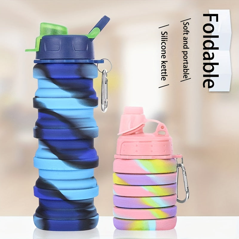 Outdoor Sports Silicone Foldable Water Cup for Mountaineering Cycling Travel